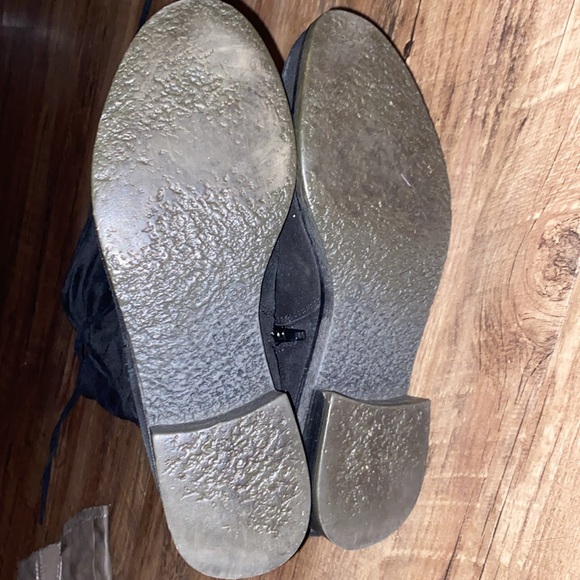 Aldo wrap around tie up suede fleece lined knee high boots - Picture 7 of 8